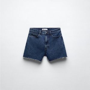 Zara - High Rise denim shorts